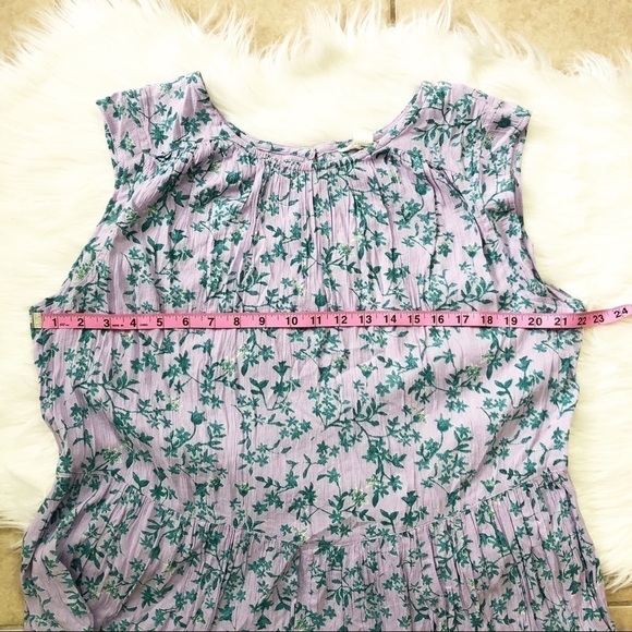 New Caslon Flutter Hem Woven Tank - Picture 8 of 8